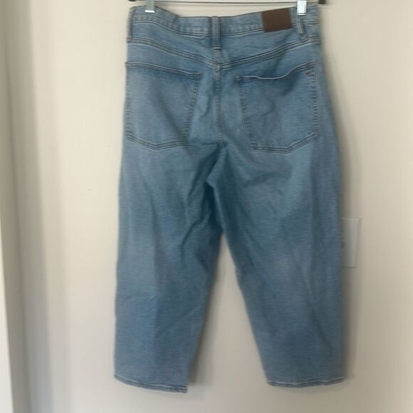Madewell Balloon Medium Blue Wash Jeans 31P - Picture 4 of 8